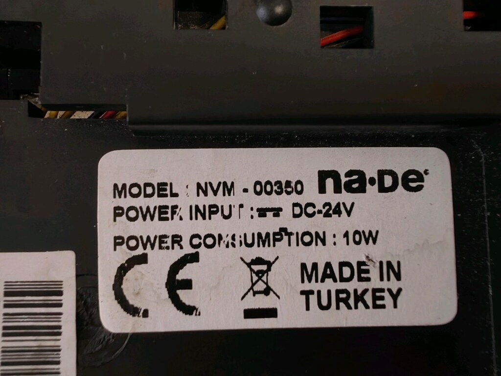 NA-DE. NVM 00350 GÖRÜNTÜLÜ DİYAFON EKRANDAKİ BALONCUK JALETİNDEN DOLAY - 2