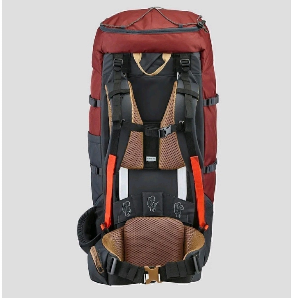 sıfır 70 litre sırt destekli kamp outdoor buscraft sırt çantası - 4