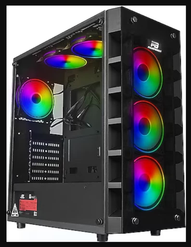 Power Boost X59RGB 6x120mm RGB Fanlı ATX Oyuncu Kasası - 6