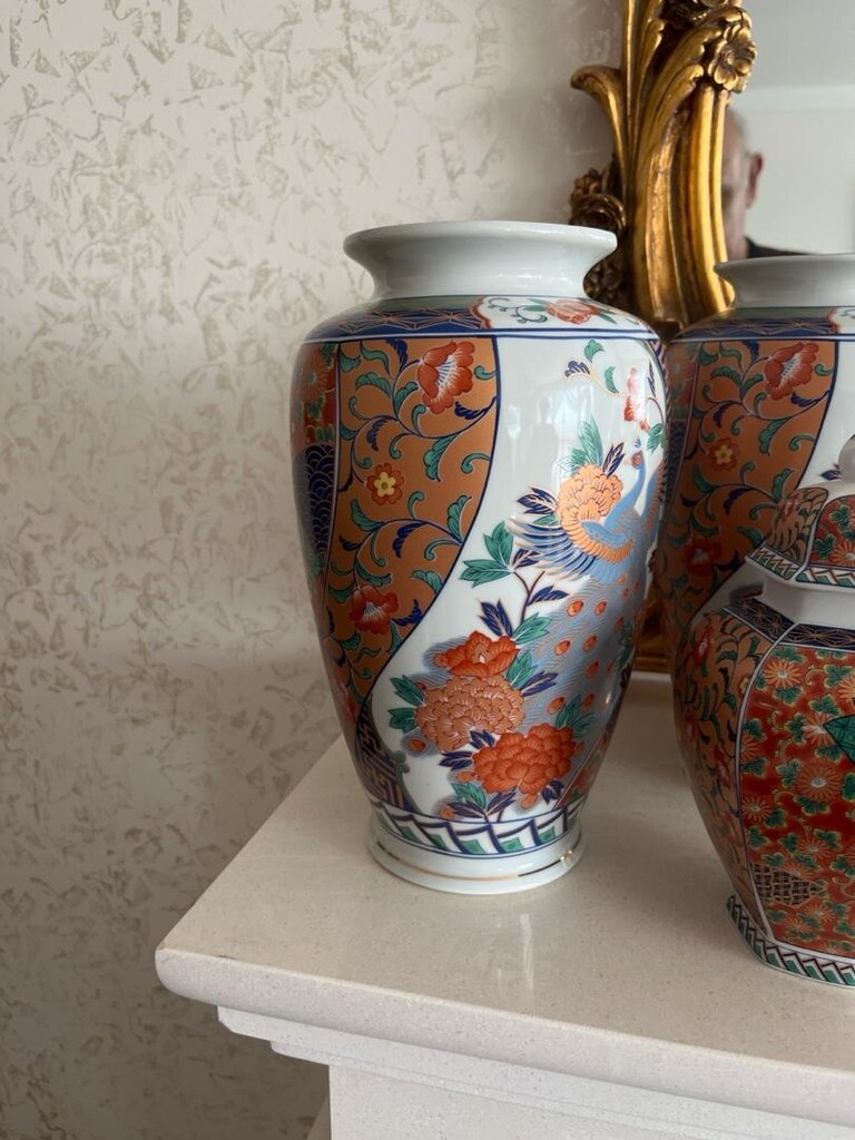 Antika, Japon malı üç adet vazo - 3