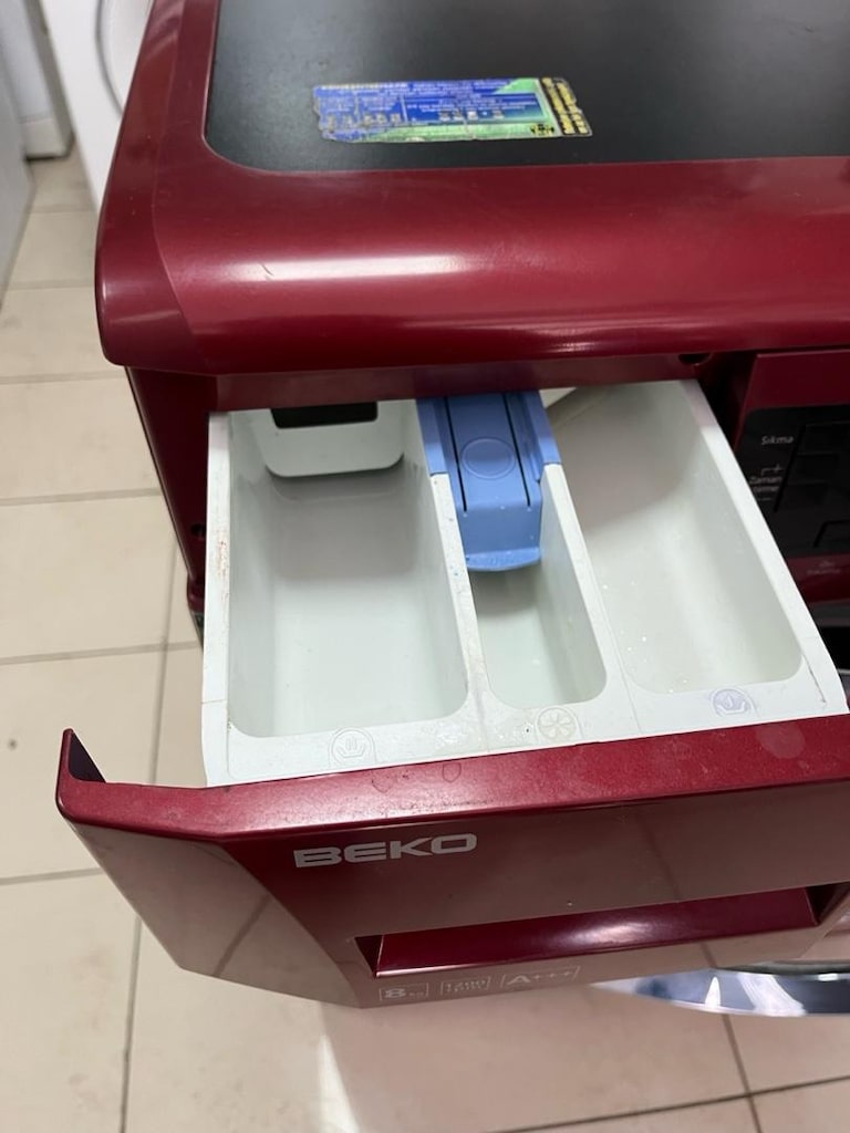 Beko 8 kg özel renk yeni bakımlı sıfır ayarında çamaşır makinesi - 7