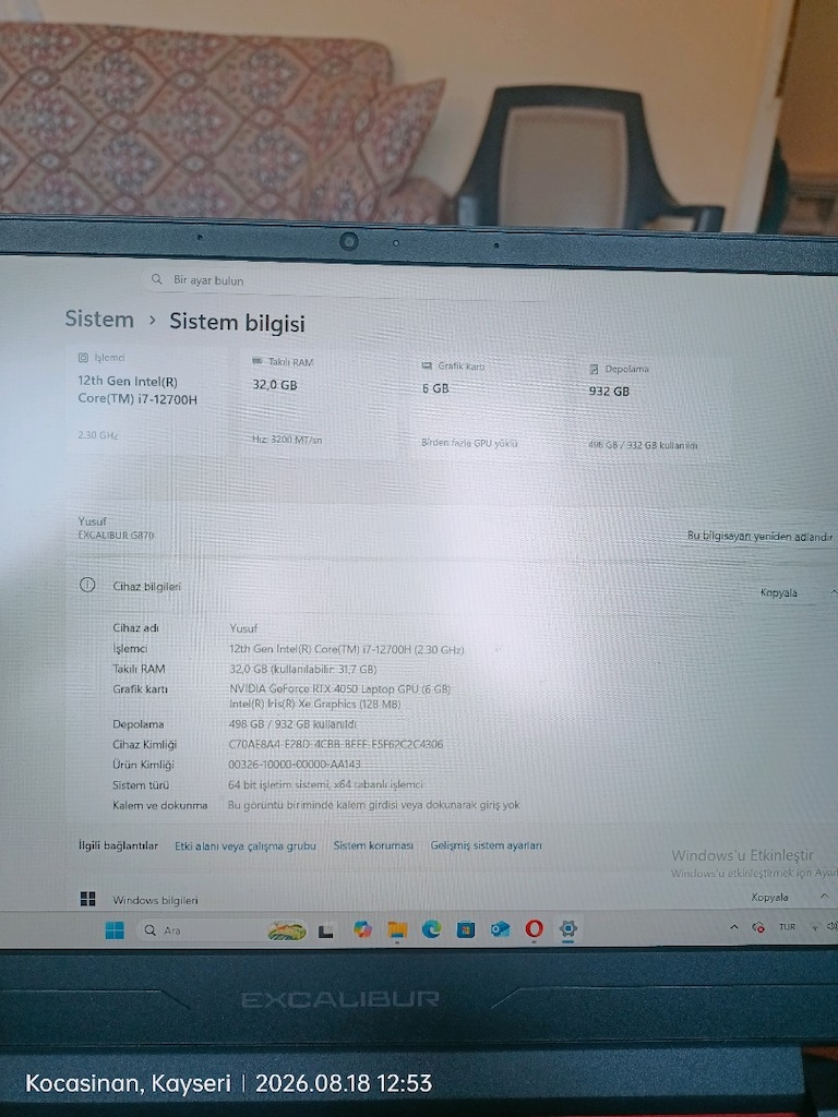sıfır ayarında oyuncu laptop - 4