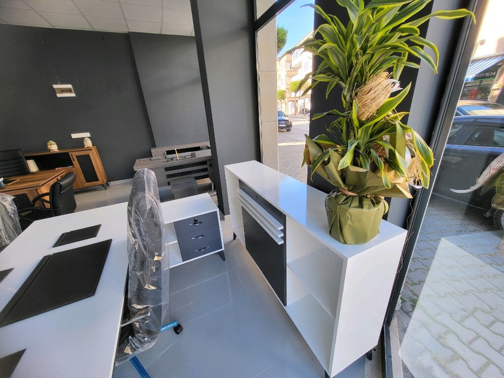 OFİS MOBİLYASI MAKAM ODASI BÜRO TAKIMI KOMPLE SET KOLTUKLAR DAHİL - 9