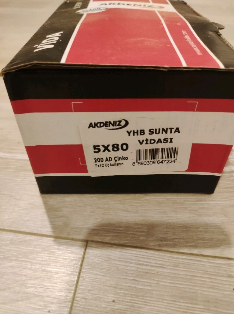 Akdeniz vida 5 80 200 adet - 2
