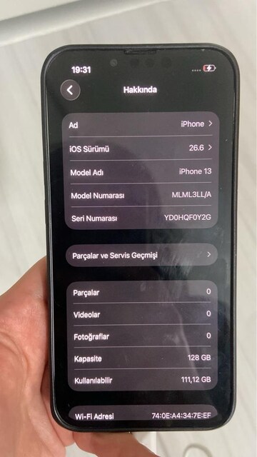 İphone 13 YD 128 GB