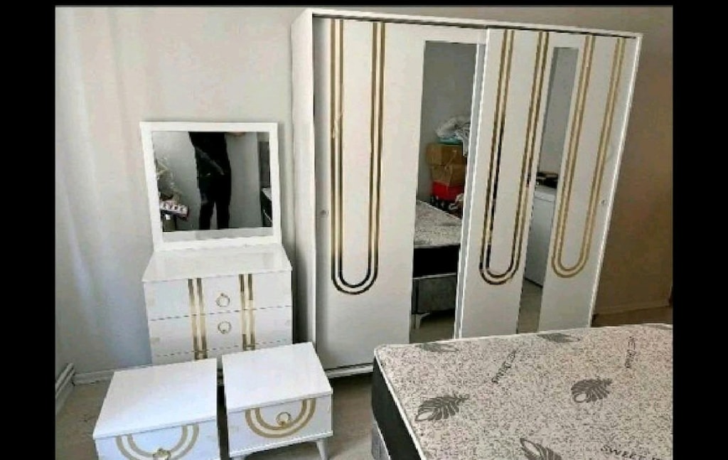 YATAK ODASI TAKIMI BAZA BAŞLIK YATAK DAHİL KAPIDA ÖDEME HIZLI TESLİM - 2