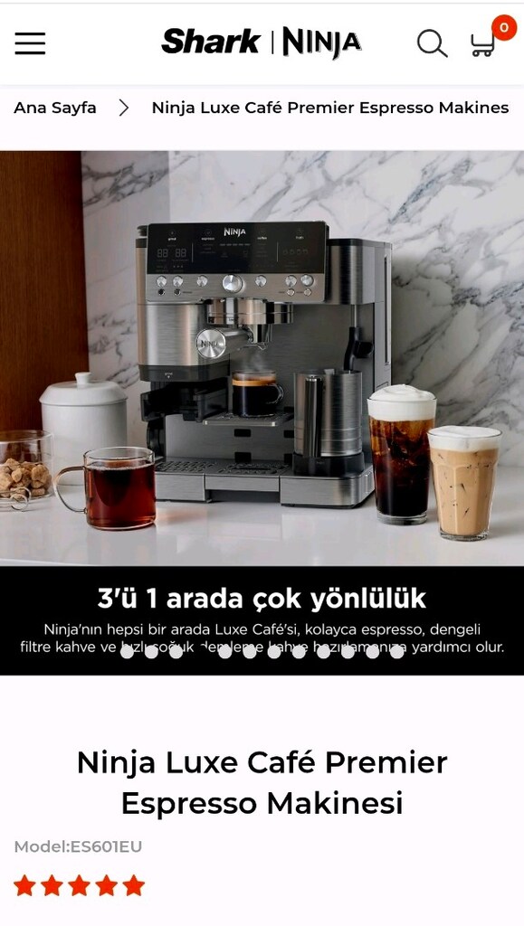 Ninja Luxe Café Essential Espresso Makinesi - 5
