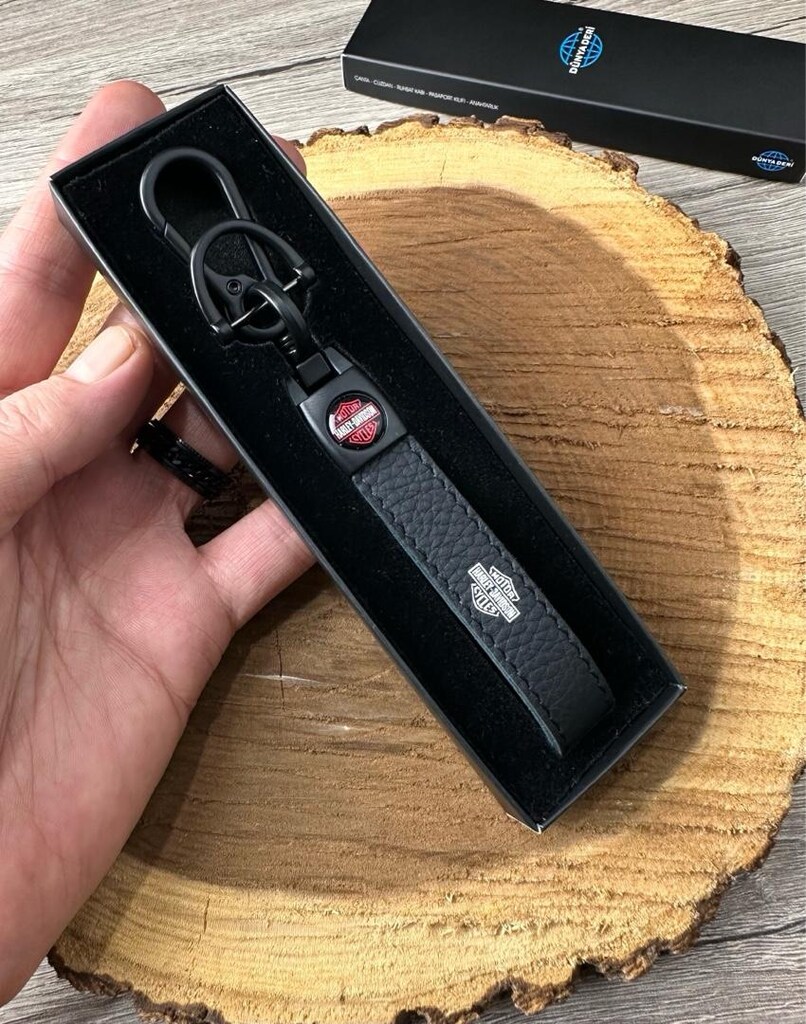 Harley Davidson Deri Anahtarlık - 2
