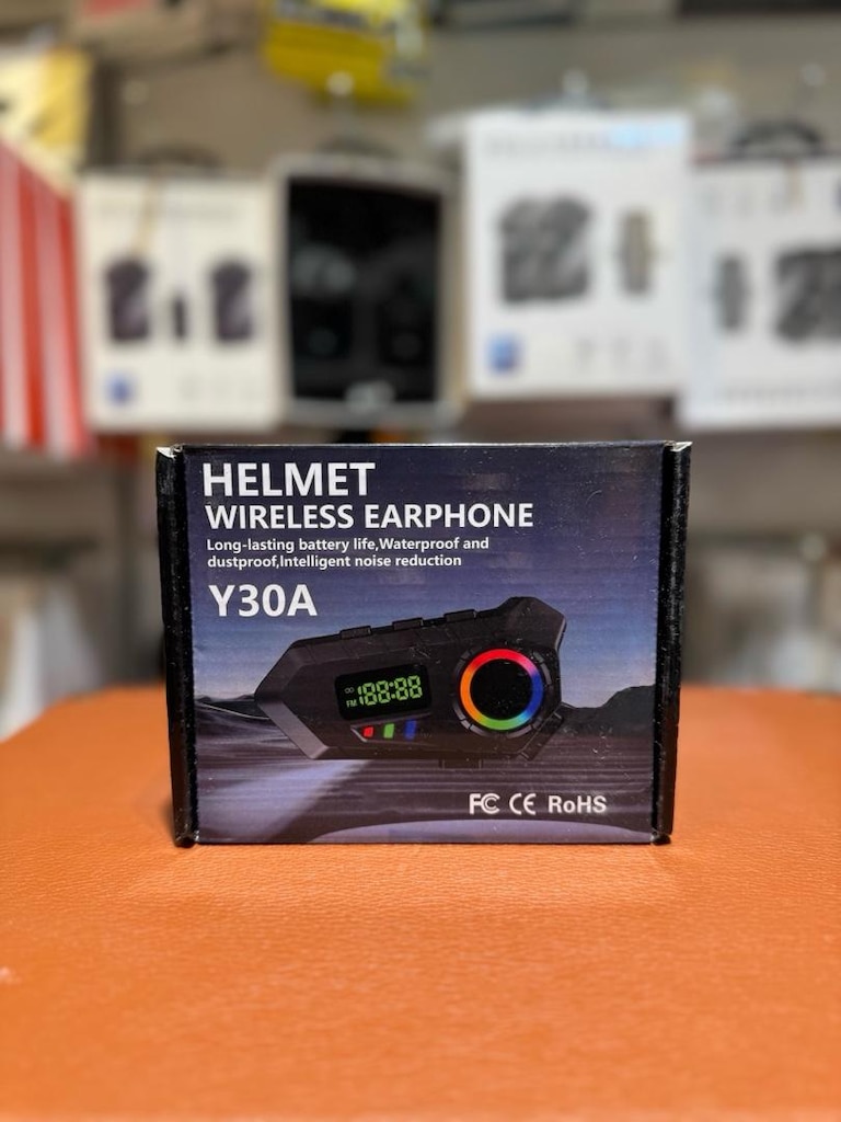 Sıfır Kutu Y30A Kask İçi Bluetooth Kulaklık - Su Geçirmez & 40 Saat Şa