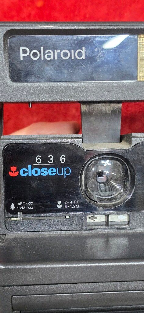 polaroıd 636 closeup vintage anlık fotoğraf makinası temiz ( calışır ) - 5