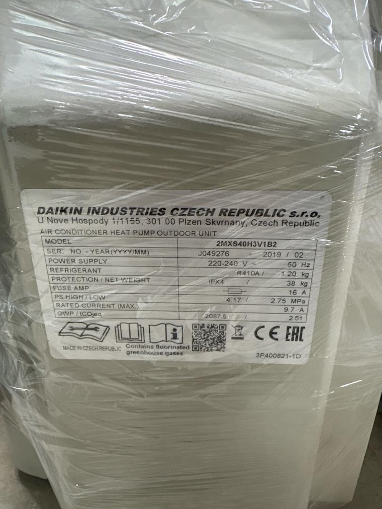 DAIKIN 2MXS40H3V1B2 MULTİ INVERTER KLİMA dış ünite 2 çıkışlı - 6