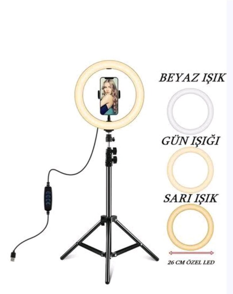 TRİMPOD 3 RENK LED IŞIKLI AYAK - 4