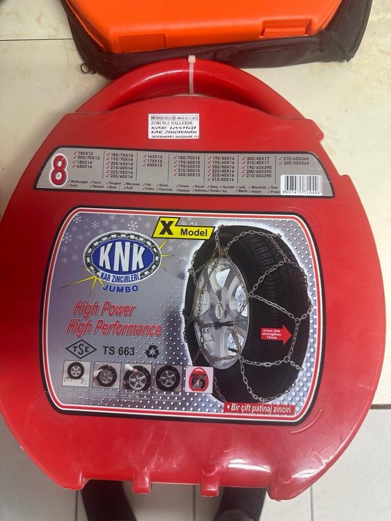 3 ADET SIFIR KAR ZİNCİRİ SIFIR - 3