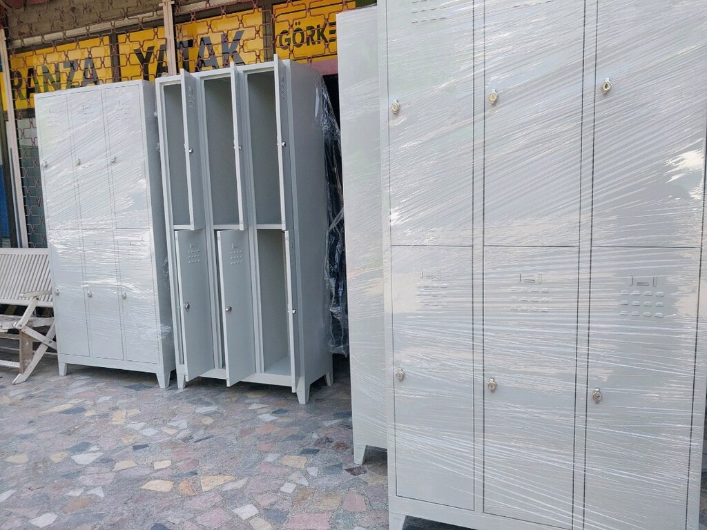 6 KAPILI METAL SOYUNMA DOLABI ÜCRETSİZ TESLİMAT - 2