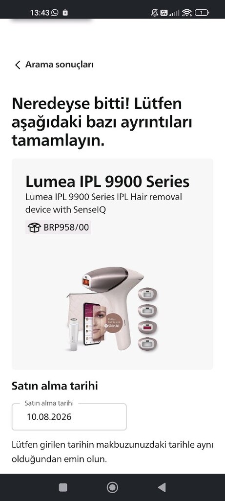 Philips lazer epilasyon cihazı - 5