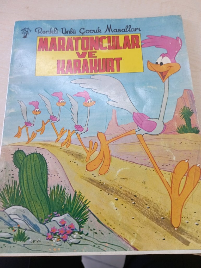 Vintage Renkli ünlü çocuk masalları hikaye kitapları 4 adet - 3