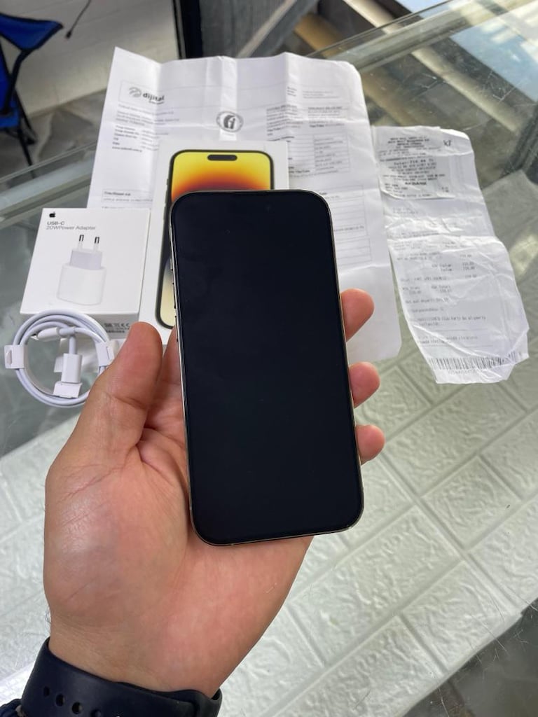 MÜHENDİSCELLDEN YURTİÇİ 14 PRO 256 GB FUL ORJİNAL KUTU FATURA - 5