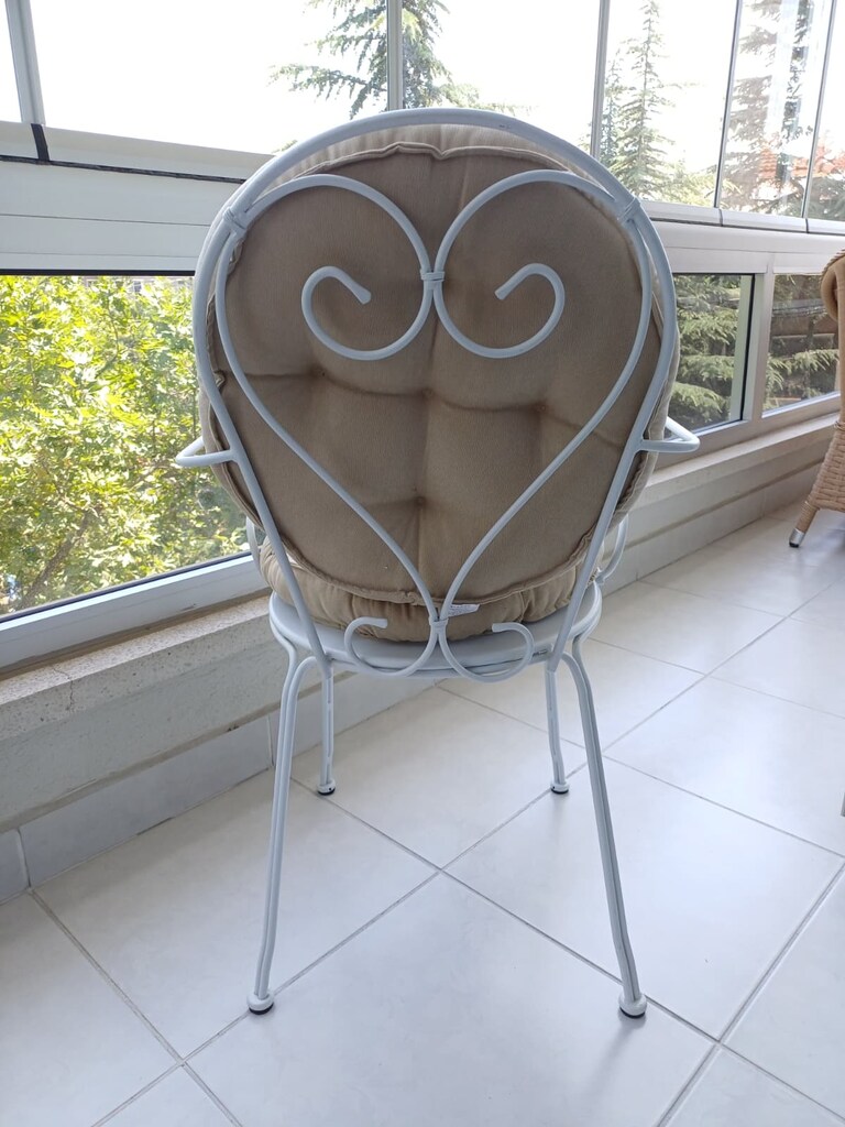Ferforje Sandalye Sehpa (Balkon/Teras/Bahçe Oturma Takımı) - 10