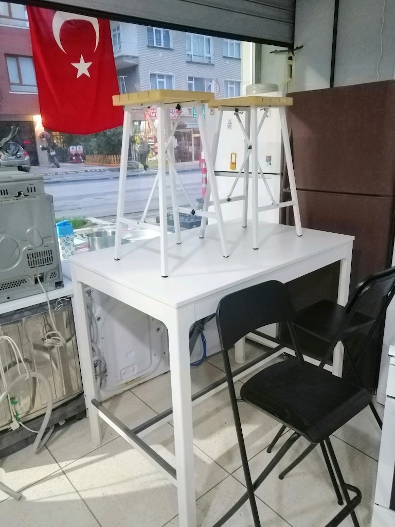 İkea bar masa sandalye takımı - 2