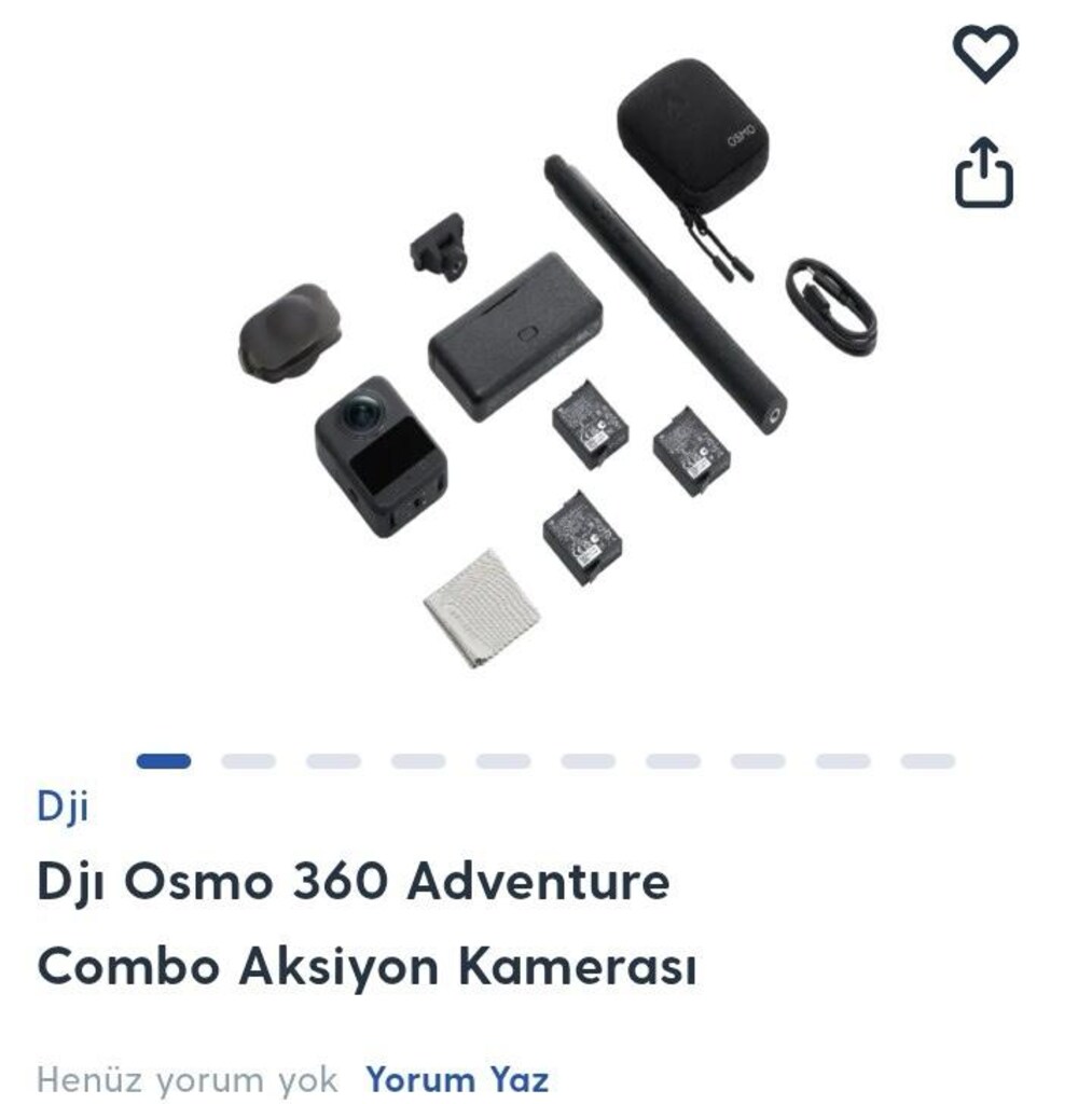djı osmo 360 adventure combo aksiyon kamerası - 3
