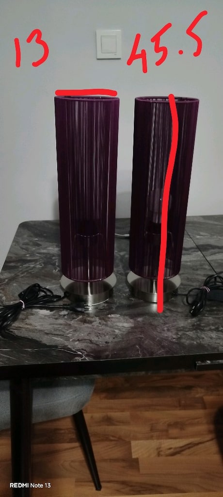 Kalıtelı yepyenı ıkı abajur - 8