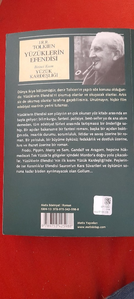 YÜZÜKLERİN EFENDİSİ, YÜZÜKKARDEŞLİĞİ 1.İKISIM.R.R.TOLKIEN - 2