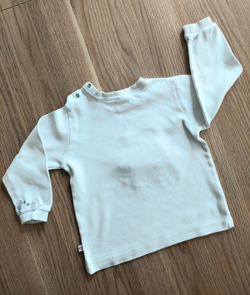 PANÇO 3D Fil nakışlı beyaz sweatshirt - 5