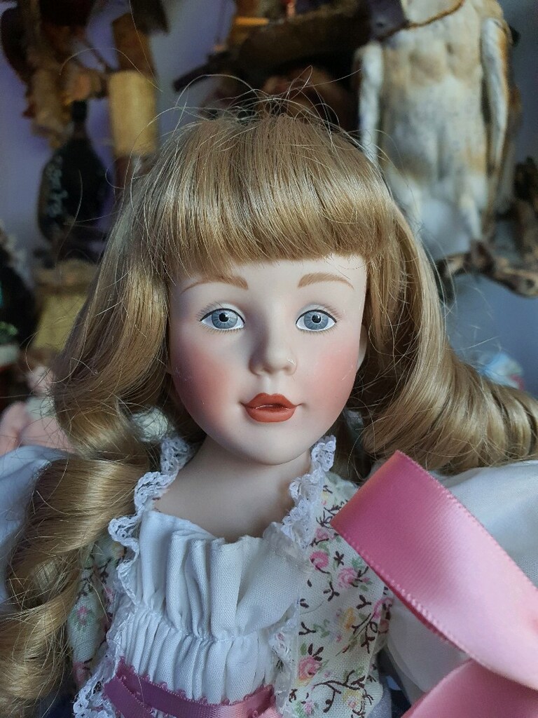 porselen bebek damgalı sertifikalı vintage - 7
