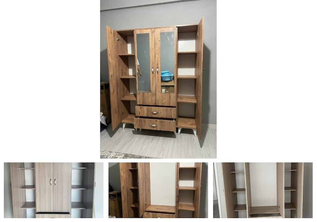 4 kapaklı elbise dolabı vykdbispjm - 4