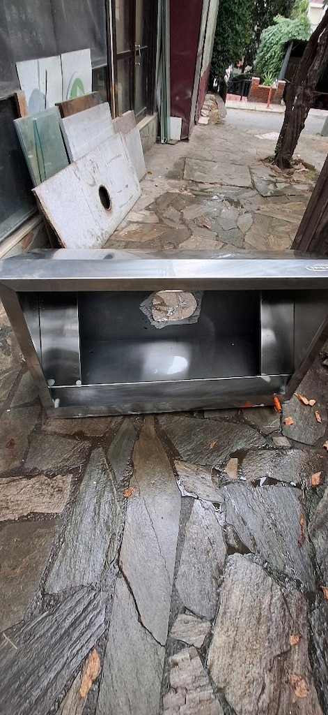 havalandırma filitreli davlumbaz krom 120x80x50cm mutfak davlumbazı - 8