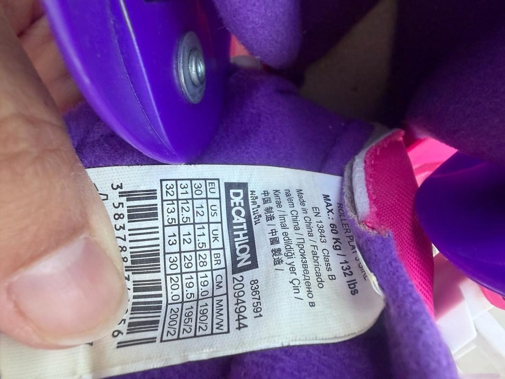 Decathlon kız pembe paten ve dizlik - 2