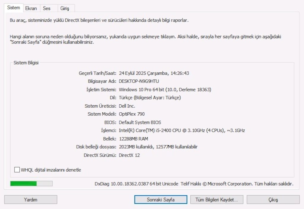 Sıfır rgb klavye seti - Dell i5 12gb ram Tam Takım - 256gb ssd +500gb - 11