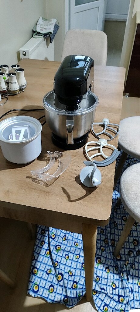 Kumtel marka hamur yoğurma makinesi 5 litre ürün daha sıfır sayılır - 3