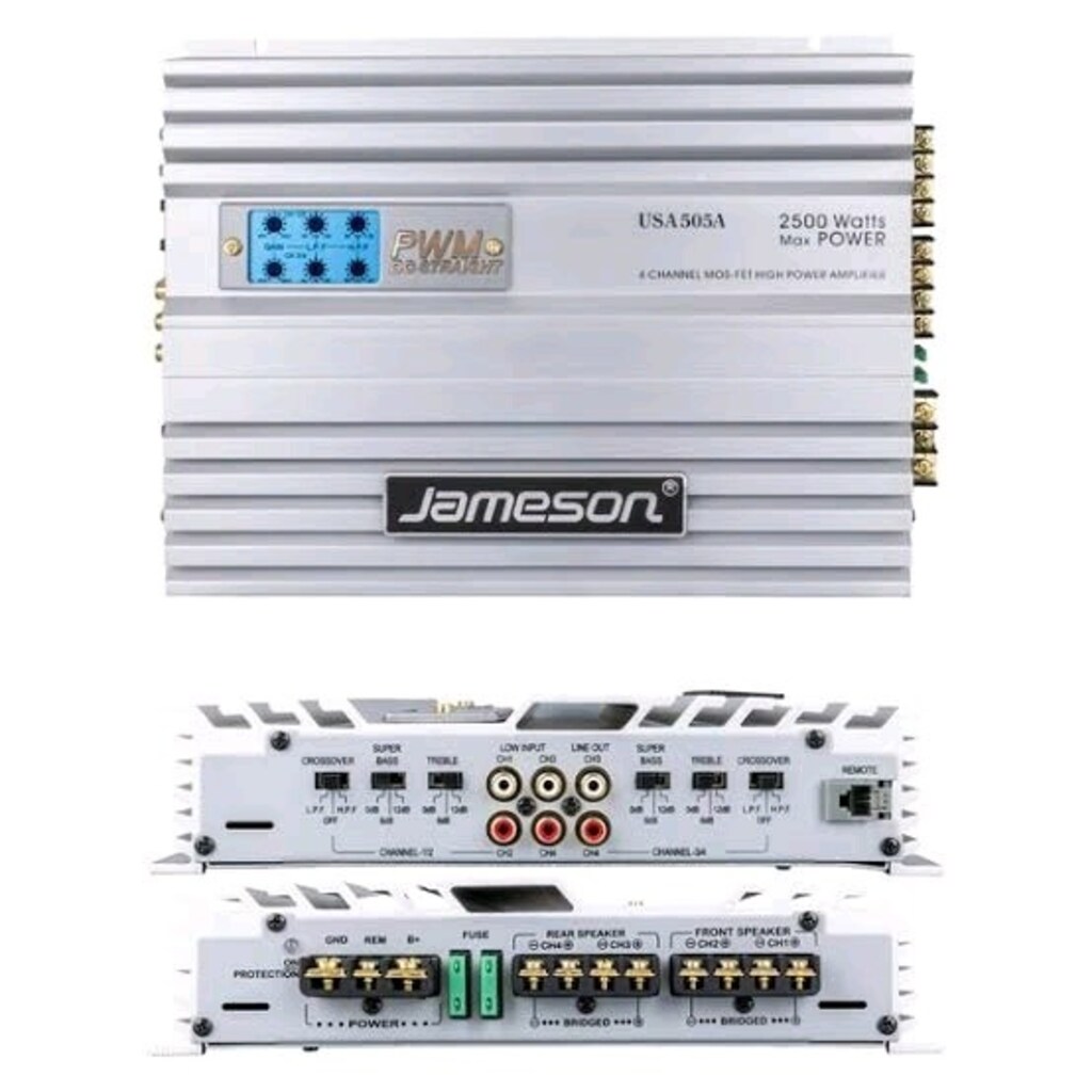 ÖYKÜ SOUND ŞOOK FİYAT JAMESON USA-505A ANFİ 125RMS - 2