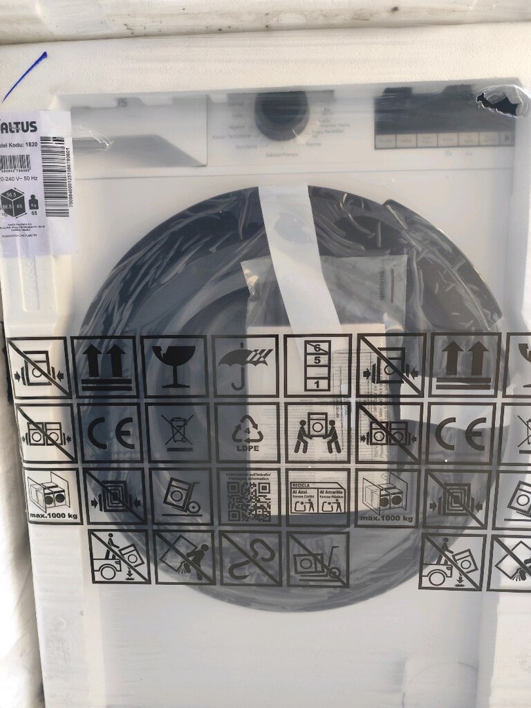 ALTUS AL CM81050R 8KG 1000D ÇAMAŞIRMAKİNESİ 14DAKİKA KISA YIKAMA SIFIR - 2