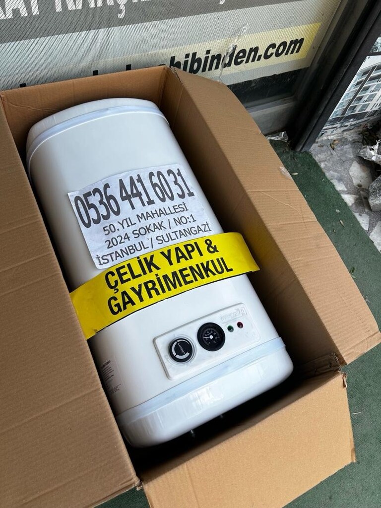TERMOSİFON 60 LİTRE SIFIR 2 YIL GARANTİLİ ŞOFBEN BÜYÜK BOY KAPALI KUTU - 8