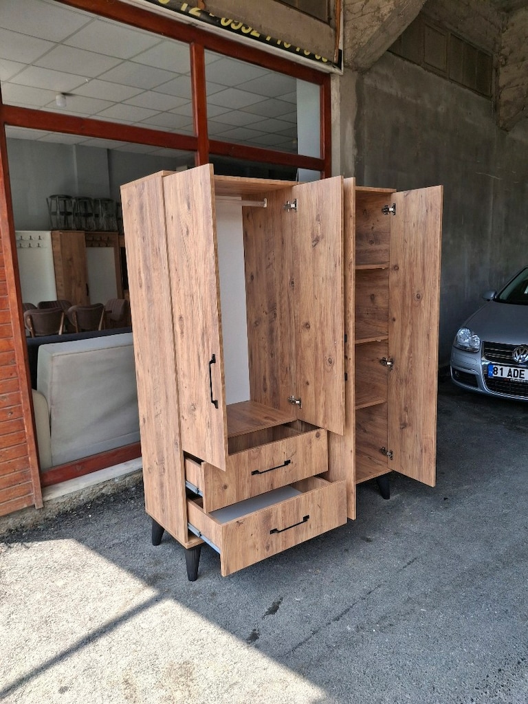4 KAPILI GARDOLAP 140×185 CM SIFIR ÜRÜN - 3