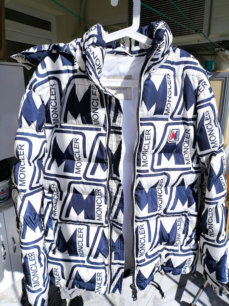 Orijinal Moncler Beyaz Kaban Mont