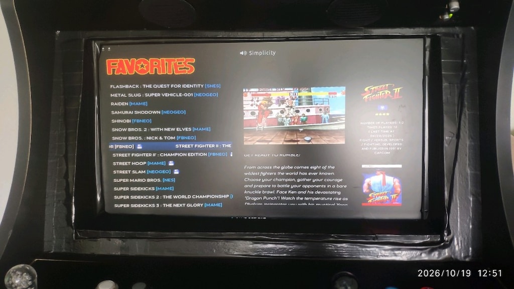 Arcade Bartop Atari Oyun Makinesi - El yapımıdır - 7