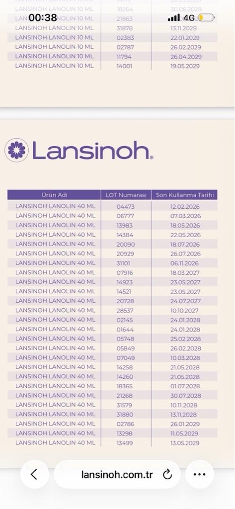 lansinoh göğüs ucu kremi 40 ml - 5