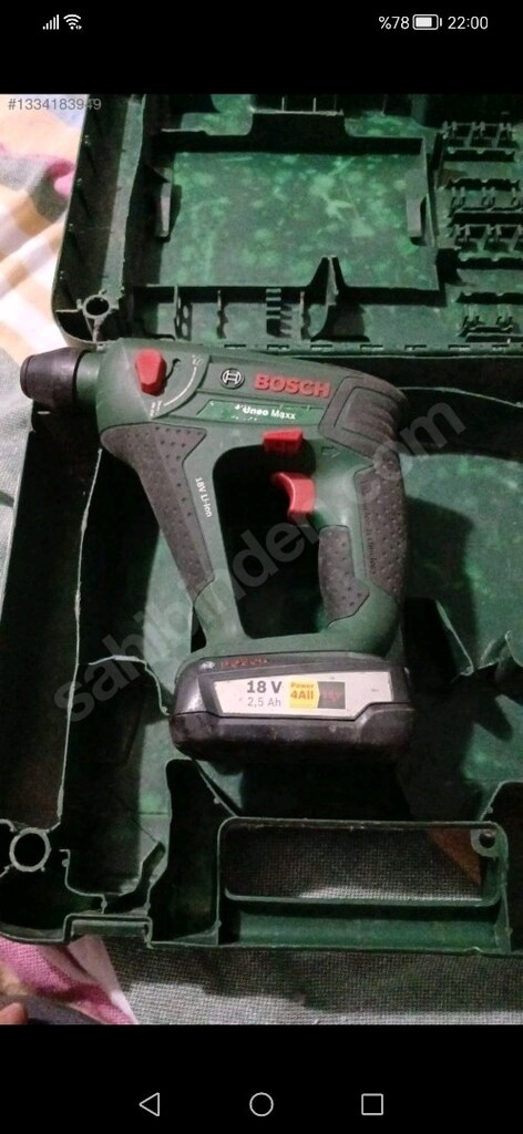 Bosch uneo maxx darbeli şarjlı hilti vidalama - 3
