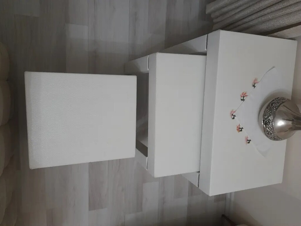 Deri kaplamalı hasarsız zigon sehpa - 3