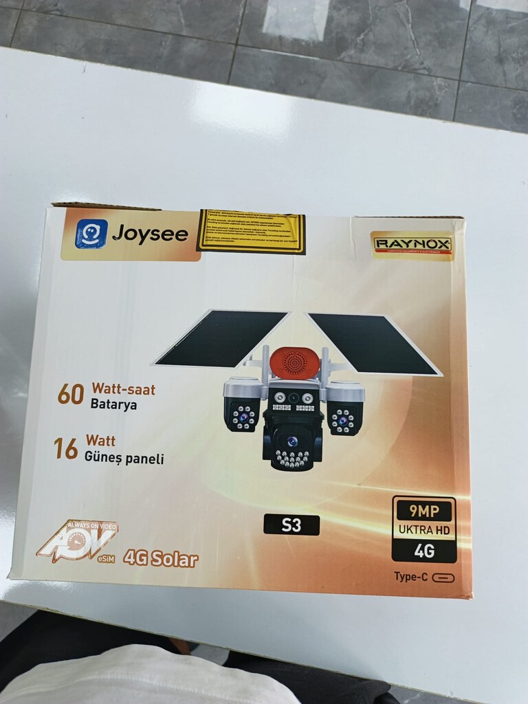 Joysee S3 9MP 4G Solar 3 Kameralı PTZ Güvenlik Kamerası - 2