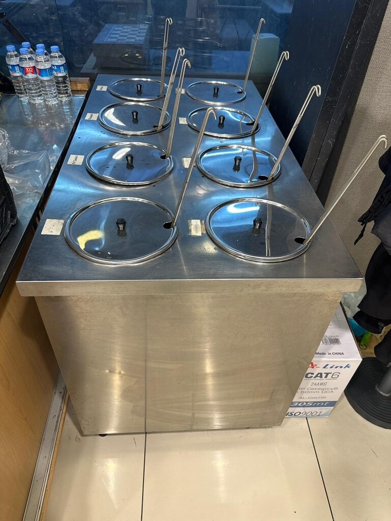 Soğutuculu tulumba, şerbetlik, tezgah, çelik
