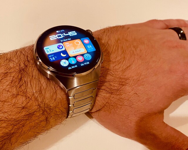 Huawei Watch 4 Pro Titanyum | Çok Temiz | Kutulu Baklaları Tam |