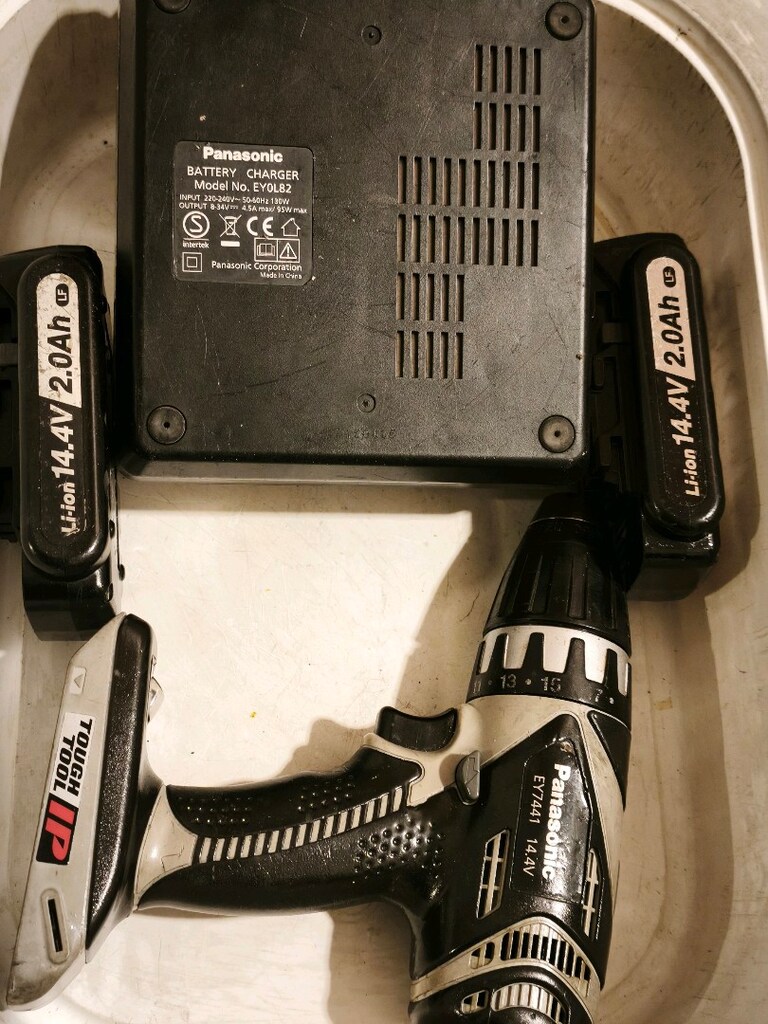 ORİJİNAL PANASONİC 14.4 VOLT ŞARJLI MATKAP SORUNSUZ ÇALIŞIR VAZİYETTE - 9