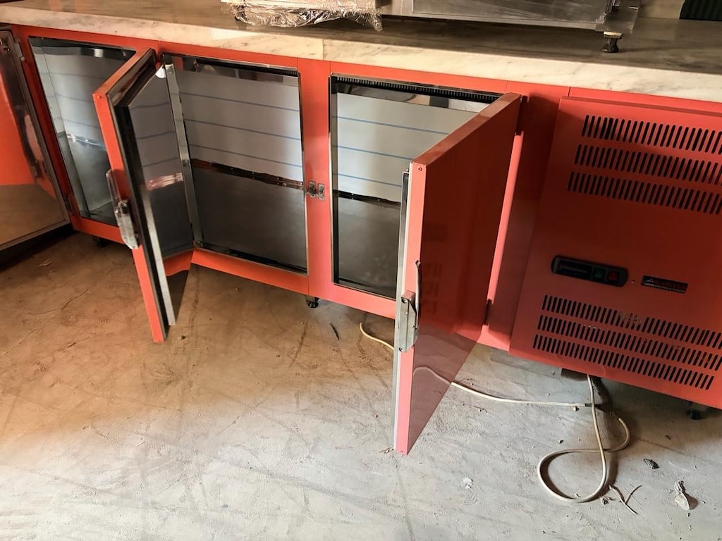 2.5 Metre Mermerli Tezgah Altı Dolaplar / Soğutmalı Çalışma Tezgahları - 5
