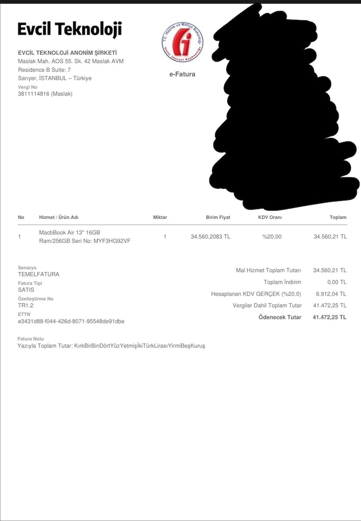 MACBOOK AİR M4 SIFIR KAPALI KUTU TR - 4