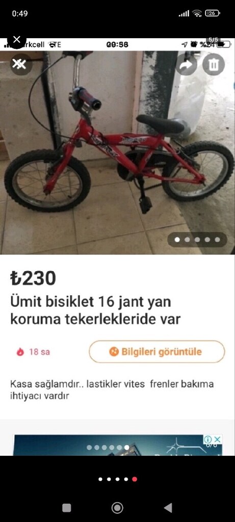 ümit bisiklet 16 jant - 5