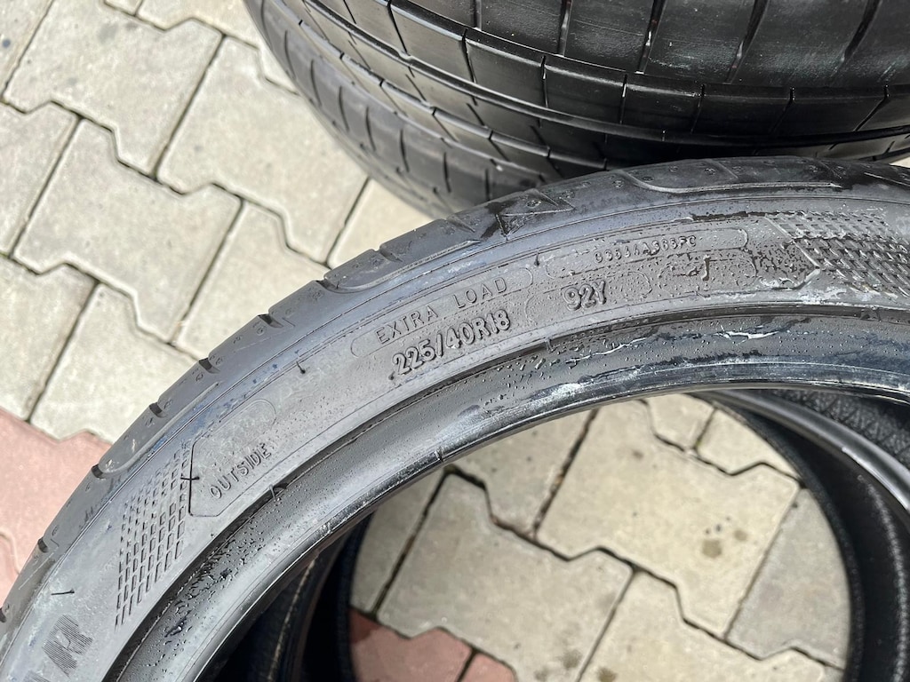 SET - 245 35 18 - 225 40 18 GOODYEAR YAZLIK TAKIM YENİ GİBİ - 13